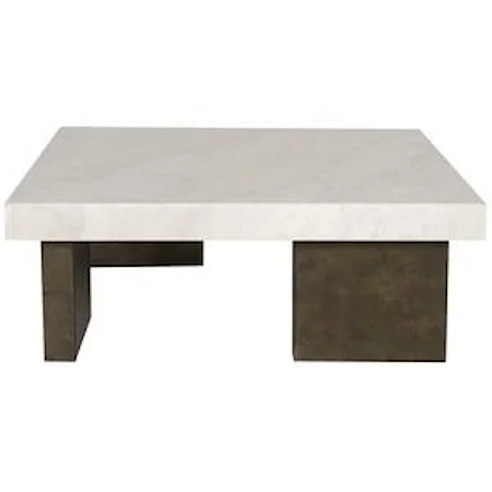 Marble Top Cocktail Table